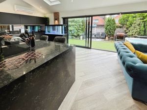 Open plan kitchen living area- click for photo gallery